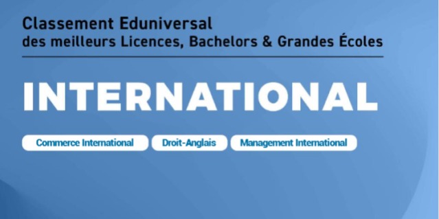 Classement Eduniversal des meilleurs Licences, Bachelors & Grandes Écoles - Guide multimédia International (édition 2025)